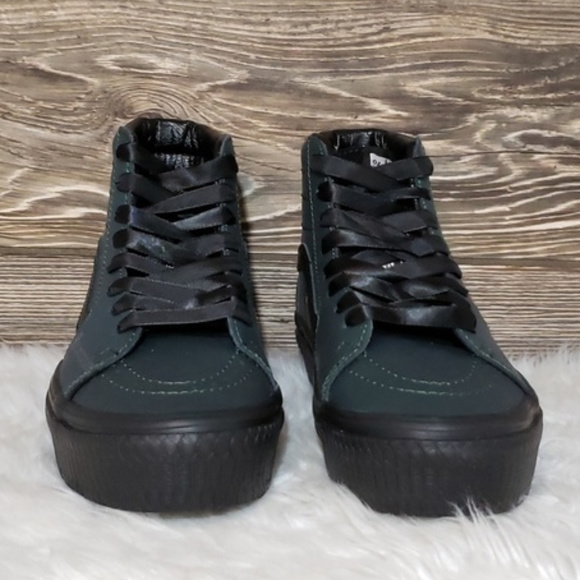 New Vans Harry Potter Dark Arts Green High Tops - Picture 3 of 8